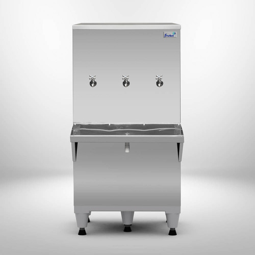 Bebedouro Frisbel 100 Litros Coluna Inox Ra10 127 Volts