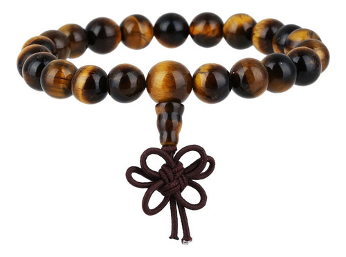 Sunyik 21 Eye Stone Mala Pulsera Para Unisex, 7 Meditación B