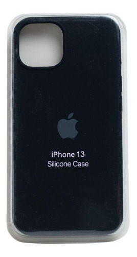 Funda Para iPhone 13 Silicona Case Negro