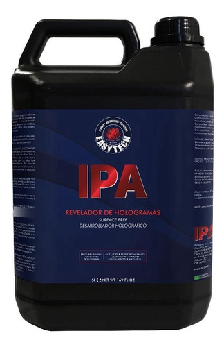 Revelador De Hologramas Anti-mascaramento Ipa 5l Easytech