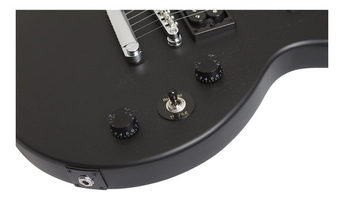 Imagen 6 de 8 de Guitarra eléctrica Epiphone Les Paul Special VE de álamo ebony con diapasón de palo de rosa