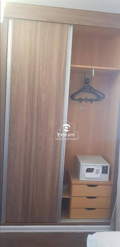 Imagem 11 de 24 de Flat Com 1 Dormitório, 43 M² - Venda Por R$ 250.000,00 Ou Aluguel Por R$ 1.600,00/mês - Vila Bastos - Santo André/sp - Fl0038