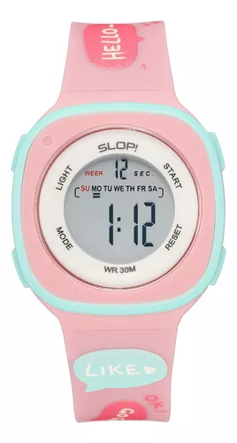 Reloj Infantil Led Niño Alarma Cronometro Militar Camuflaje Contra Agua  Co1015 Color de la correa Azul