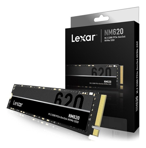 Disco Sólido Ssd Lexar Nm620 256gb M.2 Nvme 2280 Pcie #kn