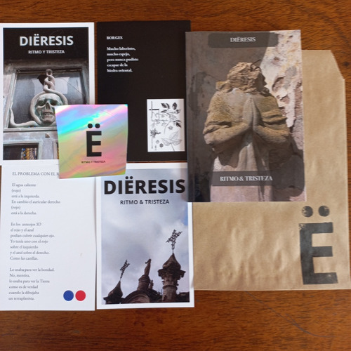 Diëresis  Ritmo Y Tristeza  (2023) + 2 Postales + Sticker +