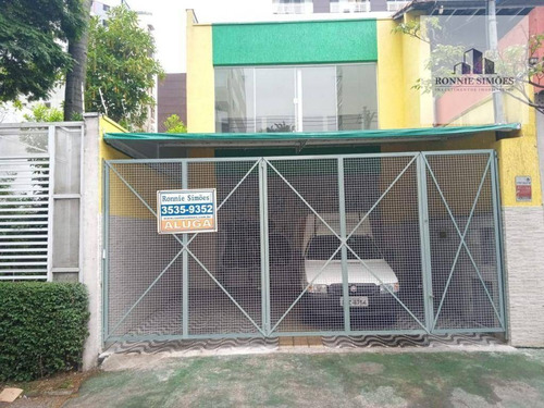 Salão, Ponto Para Alugar Em Moema, 4 Salas, 4 Divisórias, 2 Vagas De Garagem, 2 Banheiros, 200m², São Paulo. - Sl0130