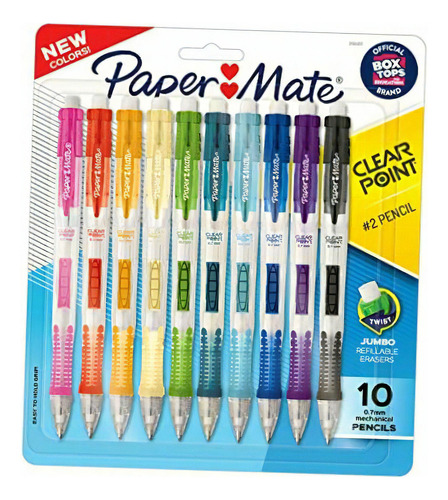 Paper Mate Lápices Clearpoint, Plomo Hb #2 (0.7 Mm)