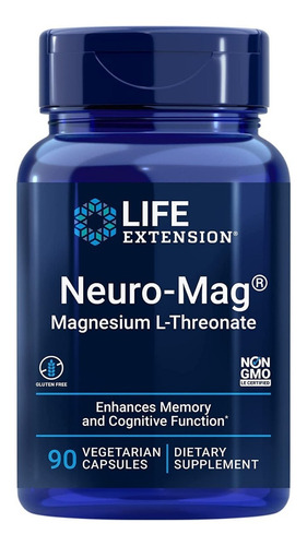 Neuro Mag 90 Cap Life Extension - Unidad a $3229