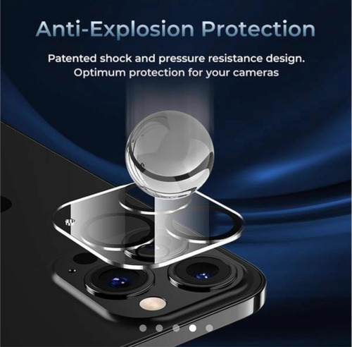 Imagen 4 de 6 de Mica Protectora De Camara Benks iPhone 13 / 13 Mini