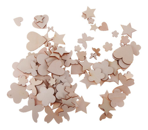100 Unids Adornos Hecho De Forma De Estrella De De Corazones