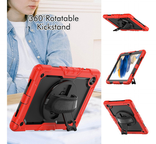 Funda For Galaxy Tab A8 Correa Anti-impacto
