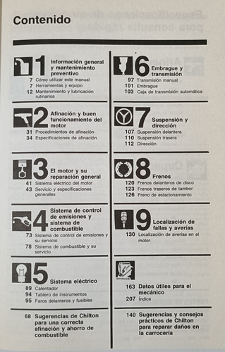 Manual De Reparación Afinación Chrysler Kye 1981-85 Chilton