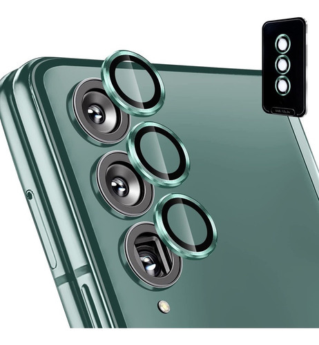 Protector De Lentes De Cámara Para Samsung Galaxy Z Fold4 Color Verde For Galaxy Z Fold 4