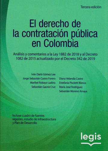 Derecho De Contratación Pública En Colombia. Tercera Edición