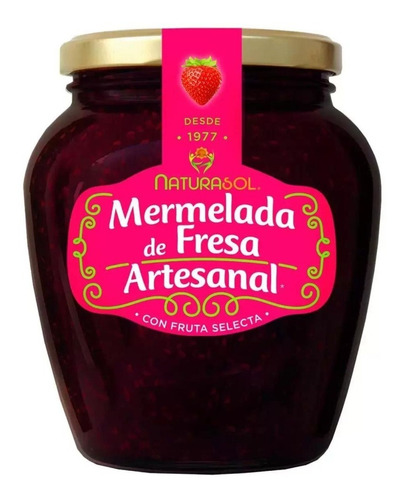 Mermelada De Fresa Artesanal Naturasol 870g