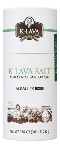 K-lava Salt Sal De Bamb Nmero 1 De Corea, Lcali 4x, Fina, 9.