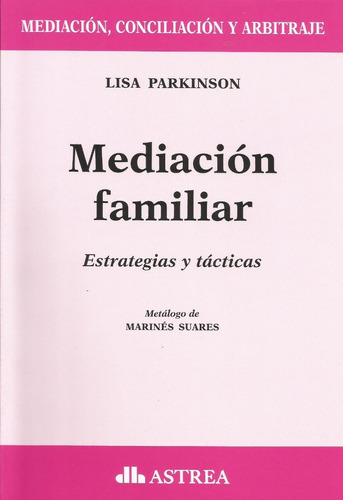 Libro Mediacion Familiar De Lisa Parkinson