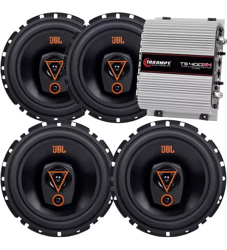 Kit Alto-falante Duas Vias 62V2A + Módulo de Potência TS400D 4-OHMS(4CN) -  Taramps - Auto Equip