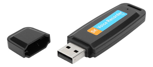 Grabador De Memoria Usb Voz Mp3 Espía 12 Horas Micrófono Esp