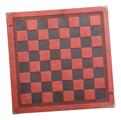 Qa Alfombrilla De Mesa De Cuero Pu, Alfombrilla De Marrón