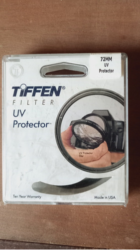 Filtro Uv Tiffen 72mm Usa Nuevo