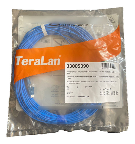 Cordão Duplex Furukawa Sm Bli G-567a2 Lc-upc 12 Mts 33005390
