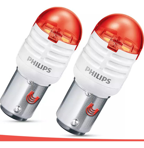 Imagem 3 de 6 de Kit Lâmpada Philips Led Ultinon P21/5 2 Polos Freio Lanterna
