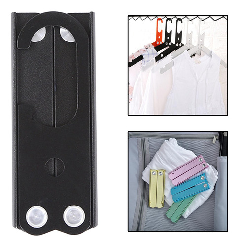 2 Tendedero De Ropa Plegable De Aleación De Aluminio Negro