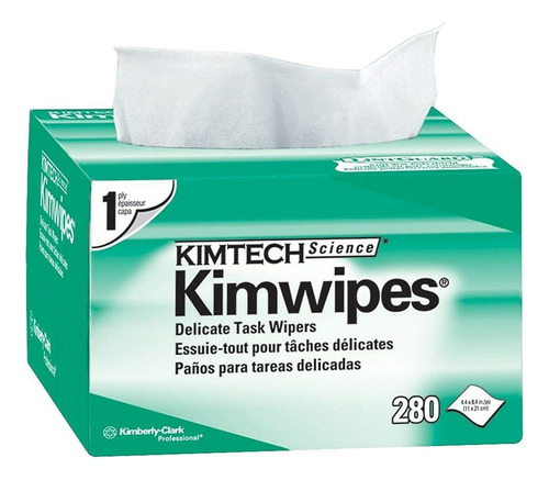 Toallitas Secas De Limpieza Fibra Optica Kimwipes 280 Und