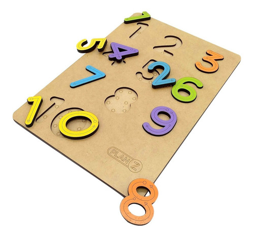 Juegos Didacticos Madera De Encastre Numeros Cuotas