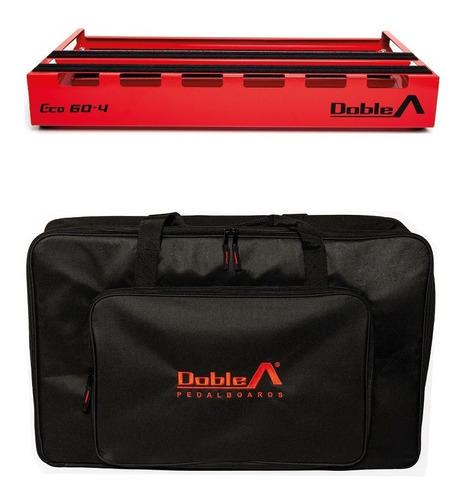 Pedalboard Doble A® - Modelo Eco 60-4 (incluye Bolso)