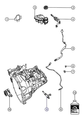 Adaptador Cilindro Hidraulico Del Embrague 200 Chrysler 2011