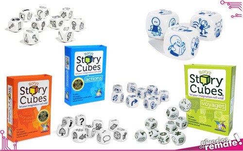 Imagen 7 de 9 de ¡ Rorys Story Cube Voyage Juego Cubos Historias Viajes !!