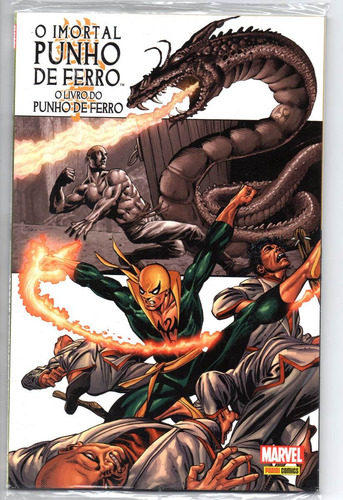 O Imortal Punho De Ferro Vol. 03 - 148 Páginas Em Português - Editora Panini - Formato 17 X 26 - Capa Mole - 2017 - Bonellihq Cx16 Nov24