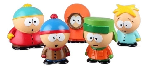 5 Piezas South Park Stan Kyle Eric Kenny Modelo Figura Jugue