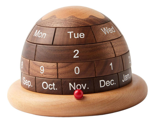 Calendario De Escritorio De Madera Calendario De Bloques