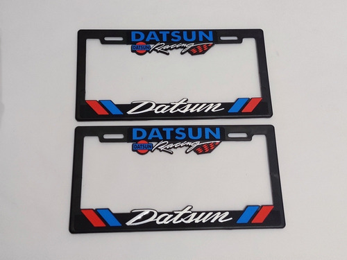 Par Portaplacas Datsun Racing 