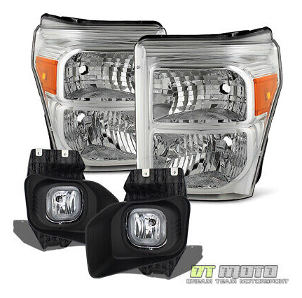 2011-2016 Ford F250 F350 F450 Superduty Headlights+bumpe Yyk