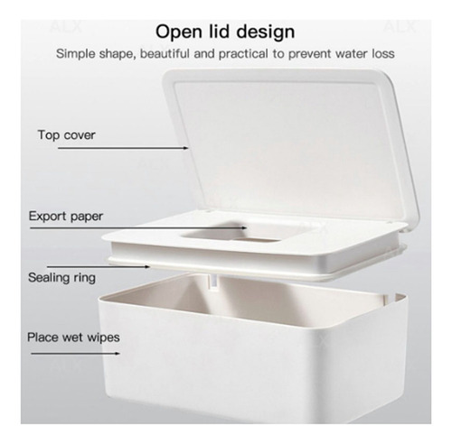 Caja De Almacenamiento A Prueba De Polvo, Toalla De Papel, M