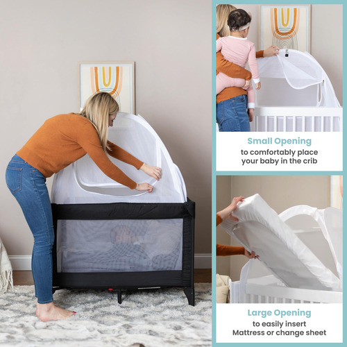 Prevención De Escalada Segura Para Bebés Pack N Play Tent Pr