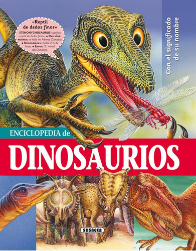 Enciclopedia Dinosaurios Rojo/verde - Aa.vv