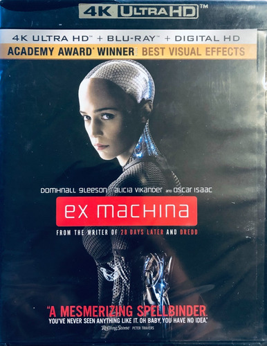  Ex Machina - Ultra Hd 4k + Blu Ray