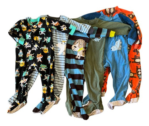 Pack De 6 Pijamas Carter 18 Meses Impecables Micropolar