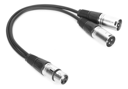 Micrófono Divisor Doble Tipo Y Jorindo Hembra A Cable Xlr