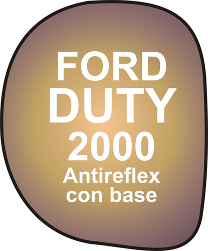 Vidrio Espejo Retrovisor Ford Duty Original Antireflex S/bas