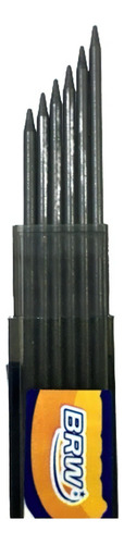 Grafite Brw 2.0mm 2b Kit 3 Tubos