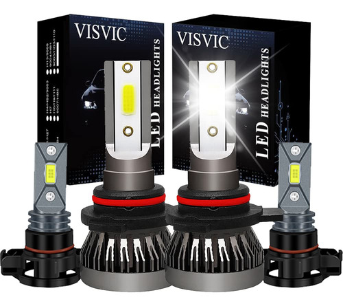 Visvic Para Toyota Combo Bombilla Led Faro Delantero Haz Kit