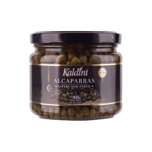 Bulto 6 Frasco Alcaparras Kaldini 300gr 0800 Ml.