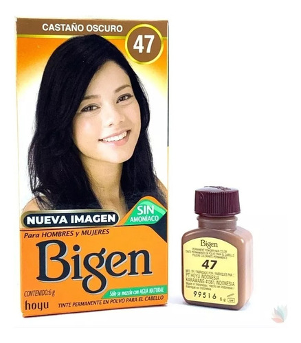 Bigen Pigmento Cejas Barba Y Cabello 