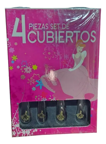 Set De 4 Cubiertos Para Niños